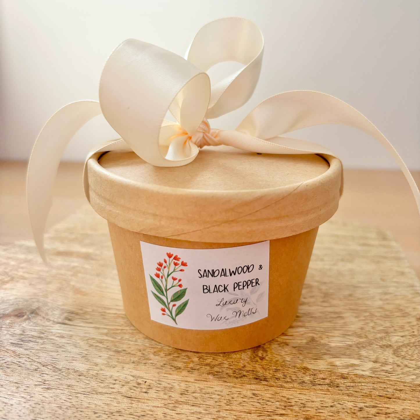 Sandalwood & Black Pepper Wax Melt Pot