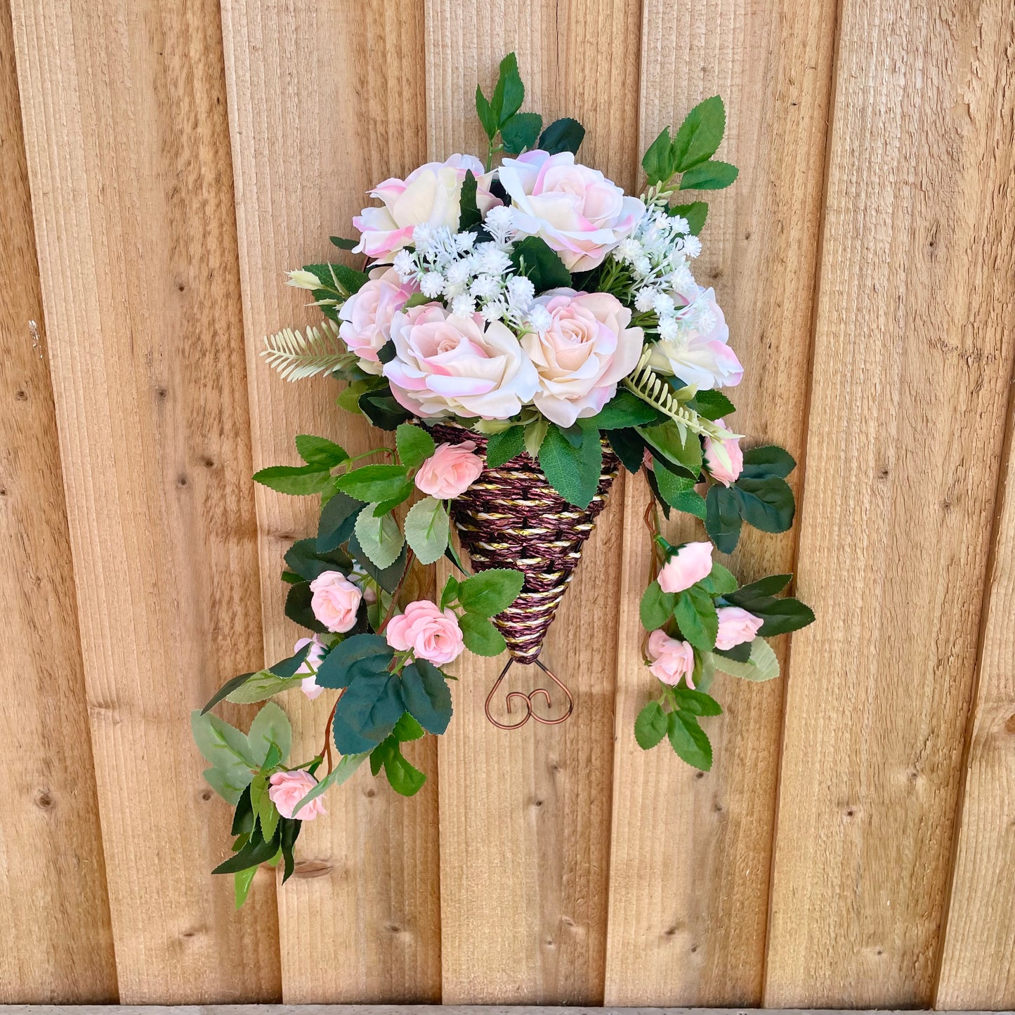 Rose Wall Basket