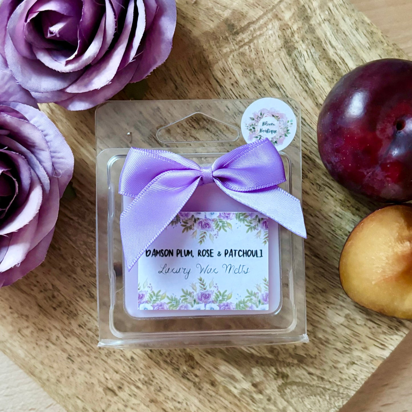 Damson Plum, Rose & Patchouli Wax Melt Cube