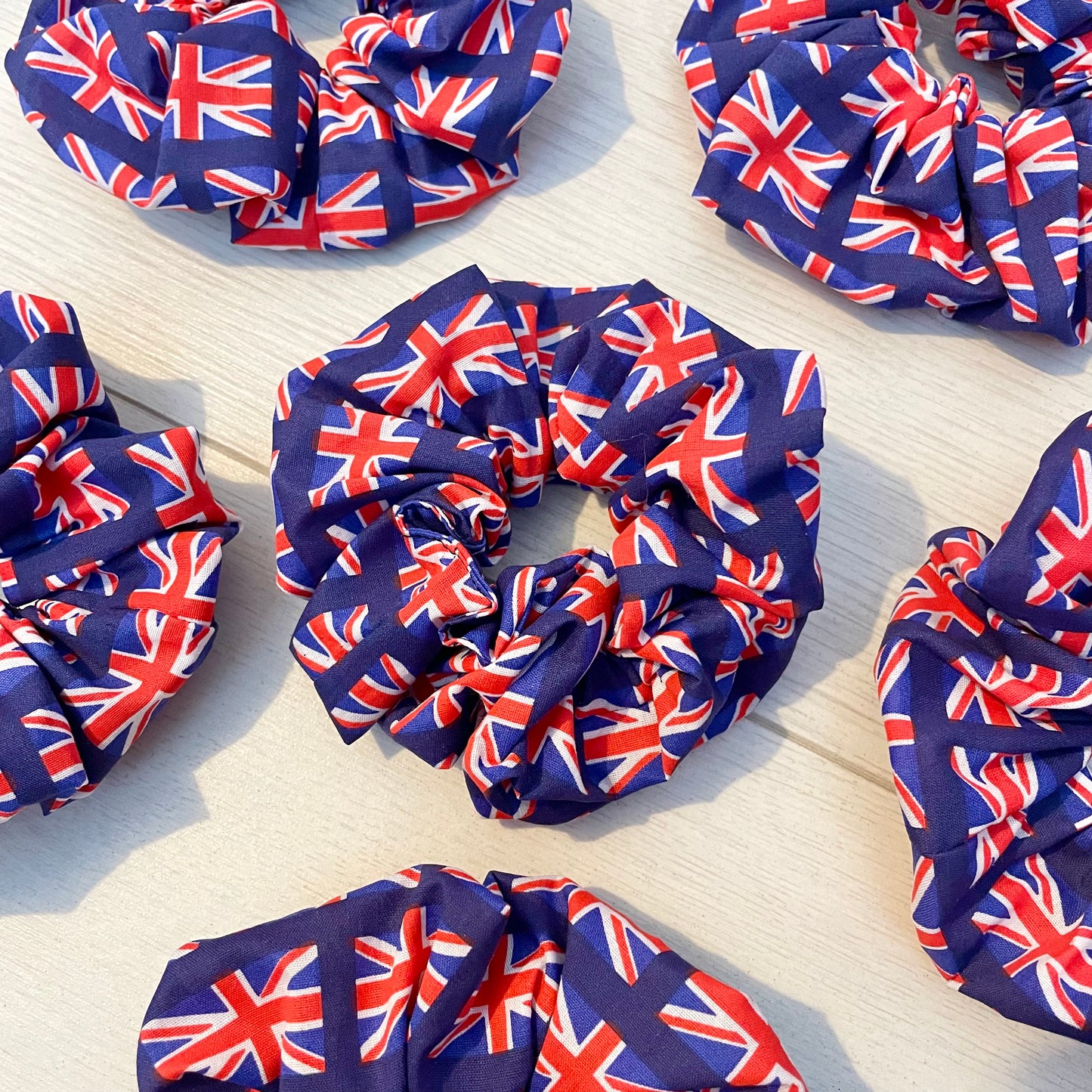 Union Jack Scrunchie - Navy