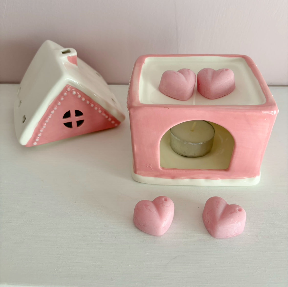 Pink Gingerbread House Burner