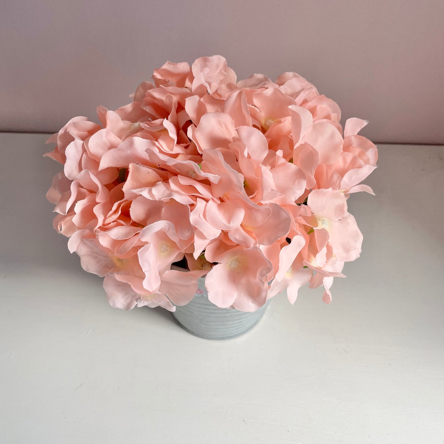 Peach Hydrangeas