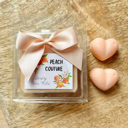 Peach Couture Wax Melt Cube