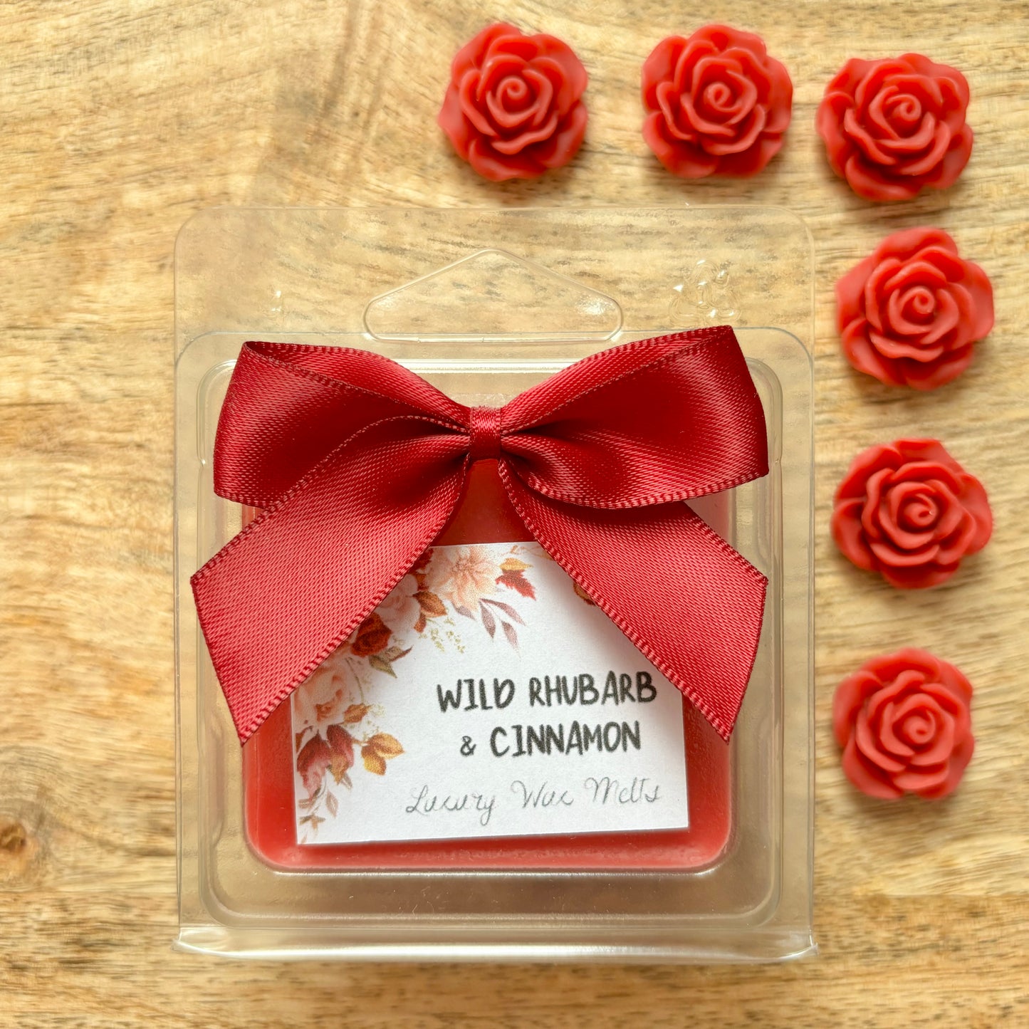 Wild Rhubarb & Cinnamon Wax Melt Cube