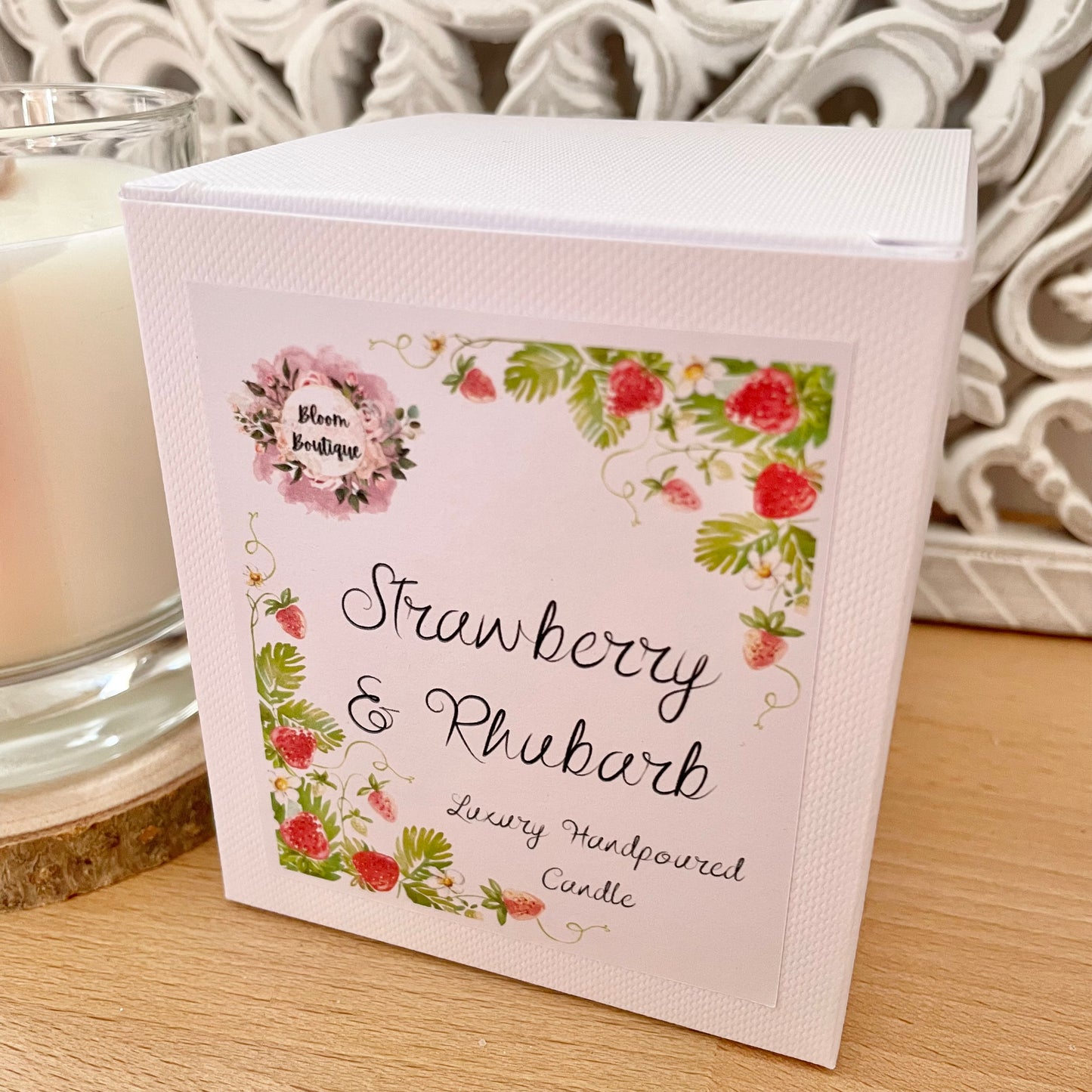 Strawberry & Rhubarb Candle