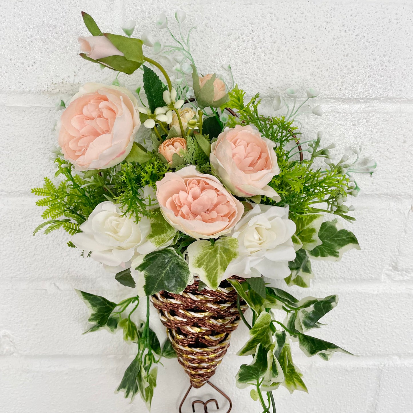 Peony Wall Basket