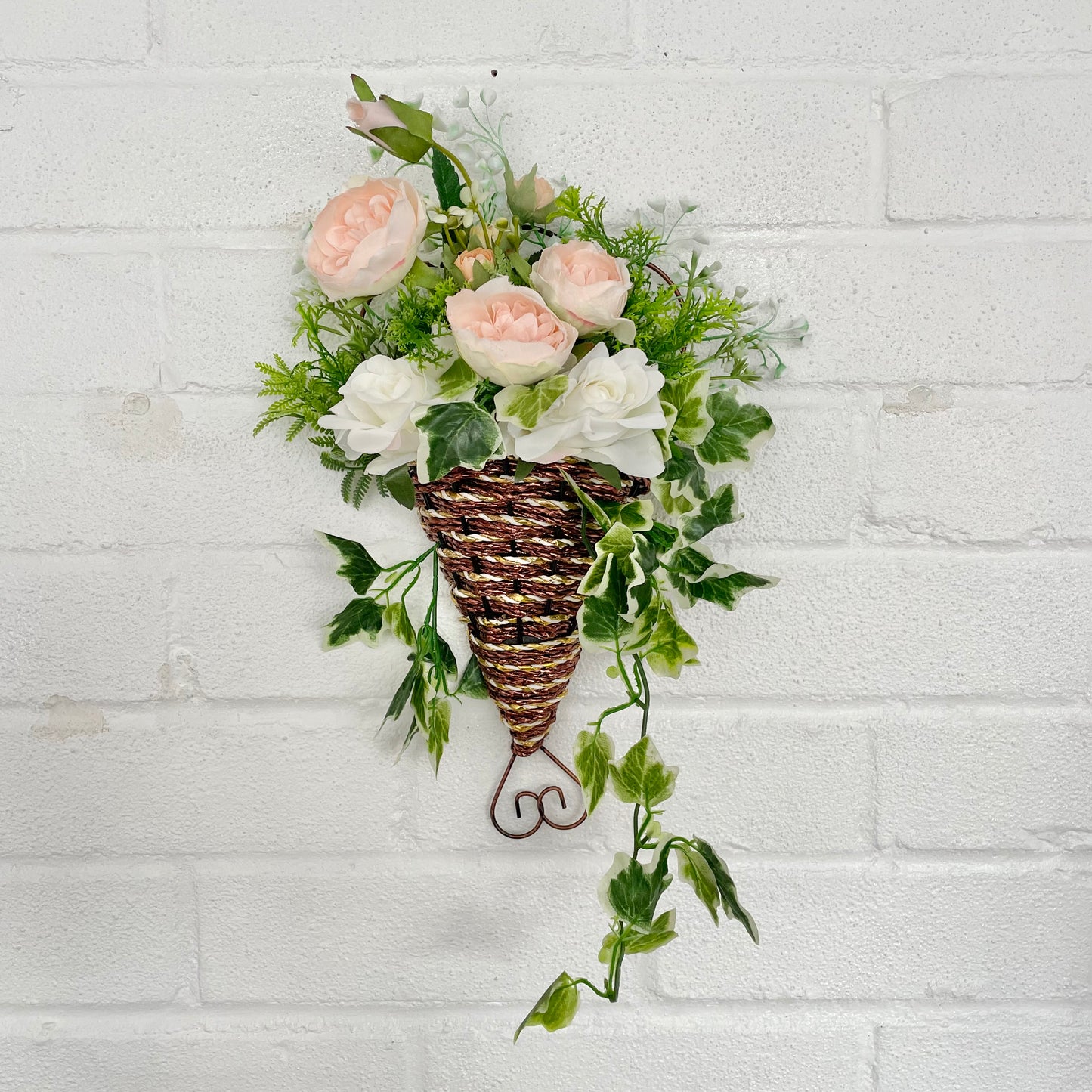 Peony Wall Basket