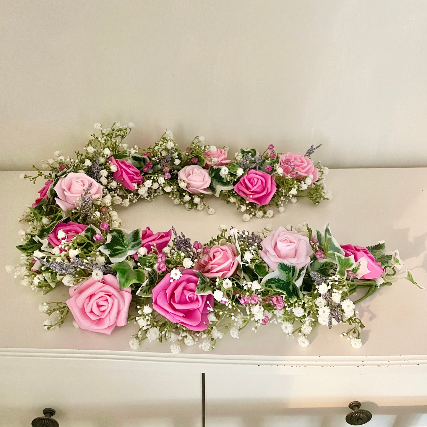 Pink Rose Garland