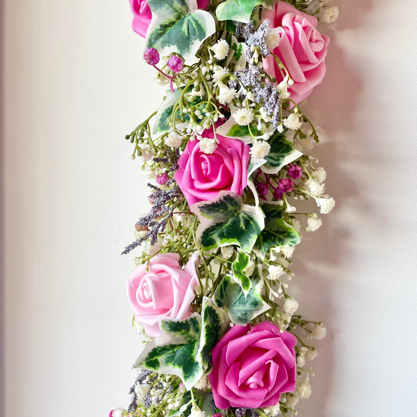 Pink Rose Garland