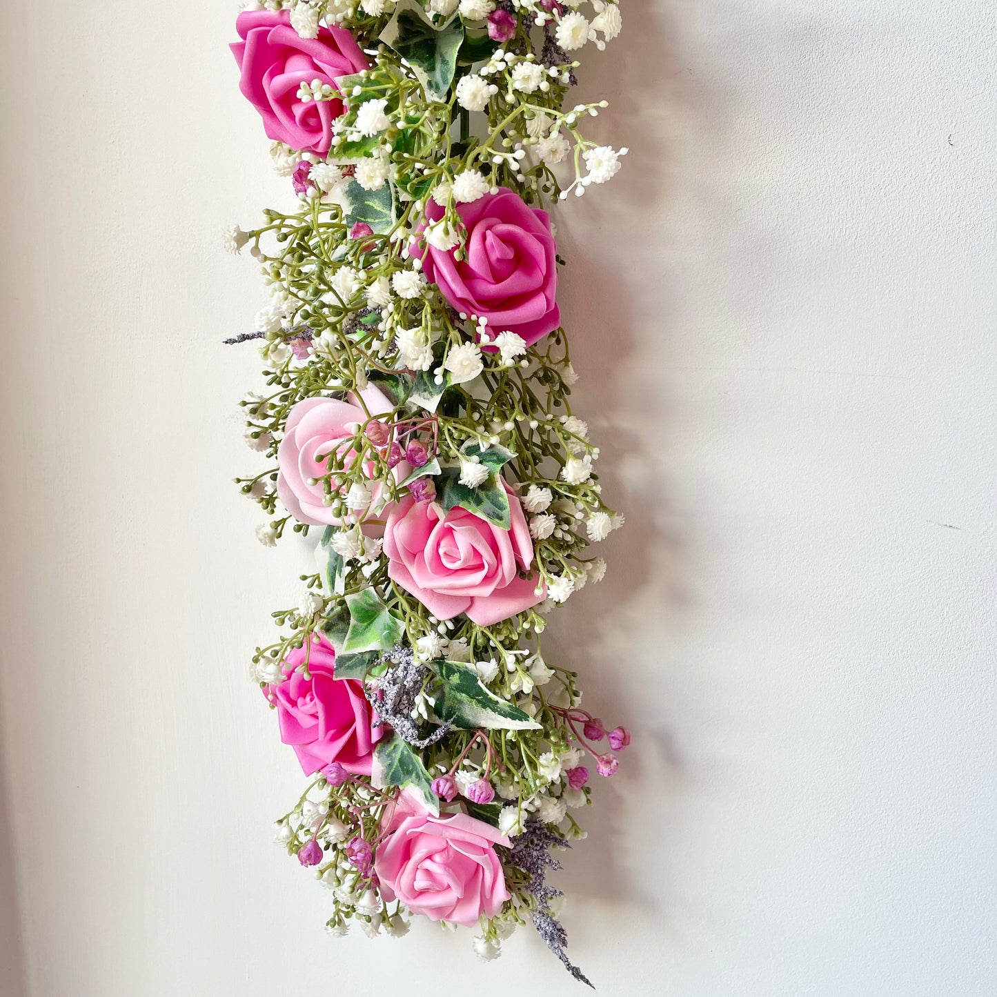 Pink Rose Garland